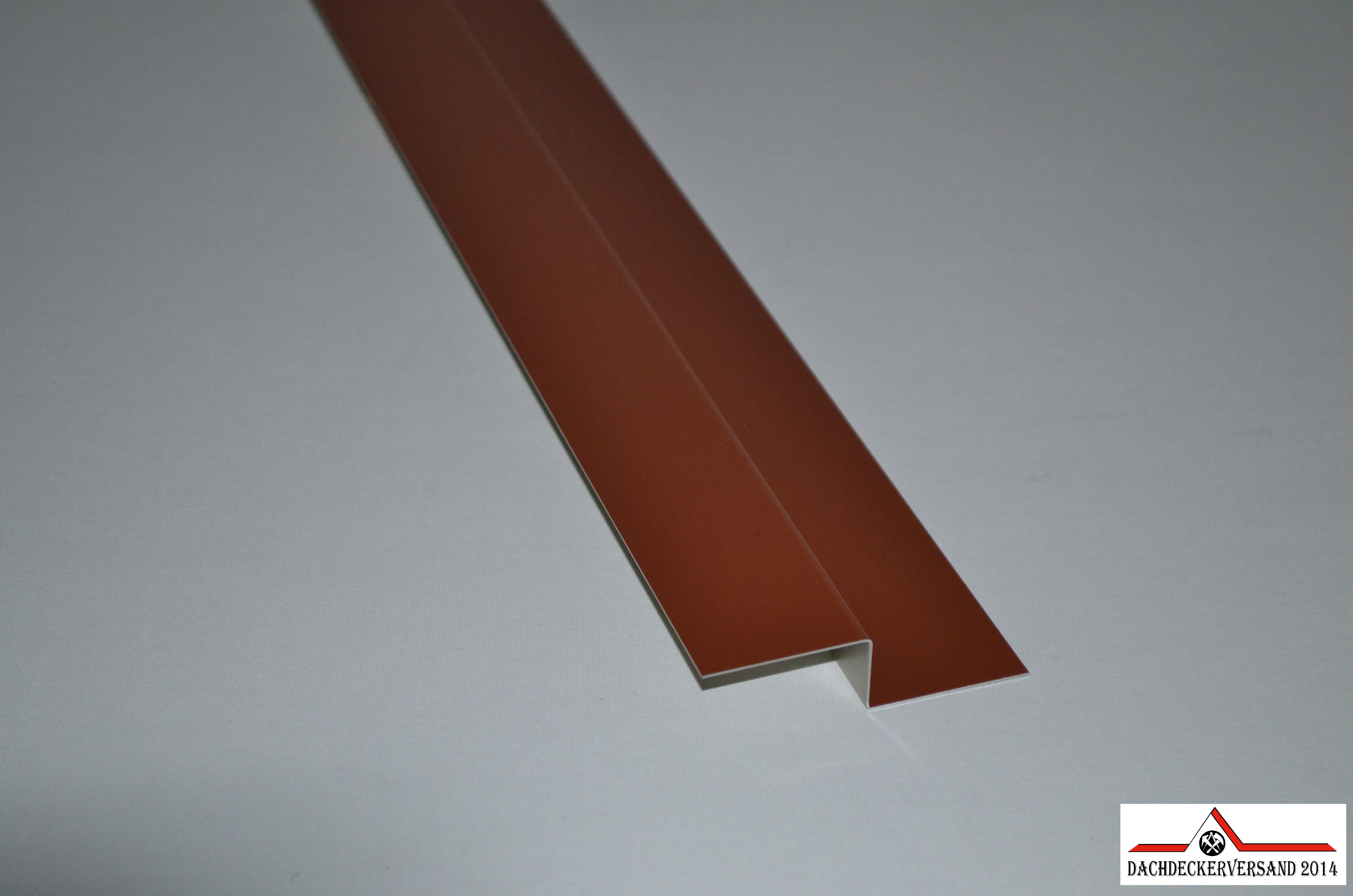 1 m Z-Blech, Z-Form Z-Profil Z-Winkel Winkelblech Z-Profil Z-Blechprofil Aluminium farbig 0,8 mm stark  