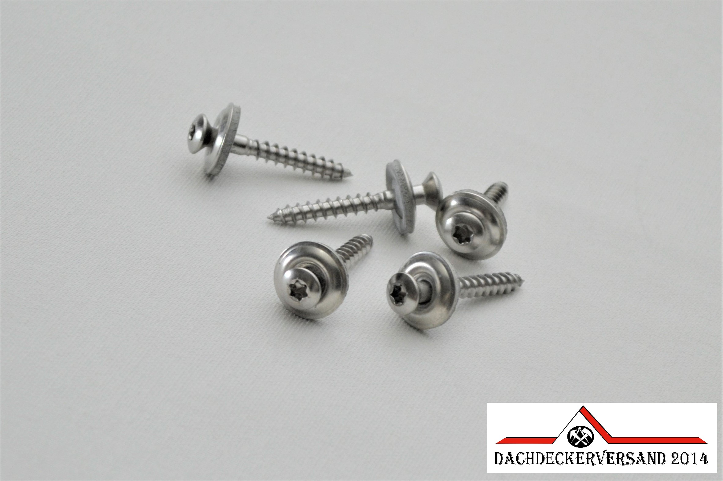 4,5 x 25 mm oder 4,5 x 35 mm Spenglerschrauben Edelstahl A2 mit Dichtscheibe Dachscheibe Dach - 25 Stück 